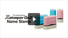 Xstamper QuiX - Pre-Inked stamp making system